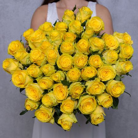 30 žltých ruží